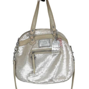 Coach Poppy Opal Iridescent Limited Edition Sequin Satchel Bag Crossbody